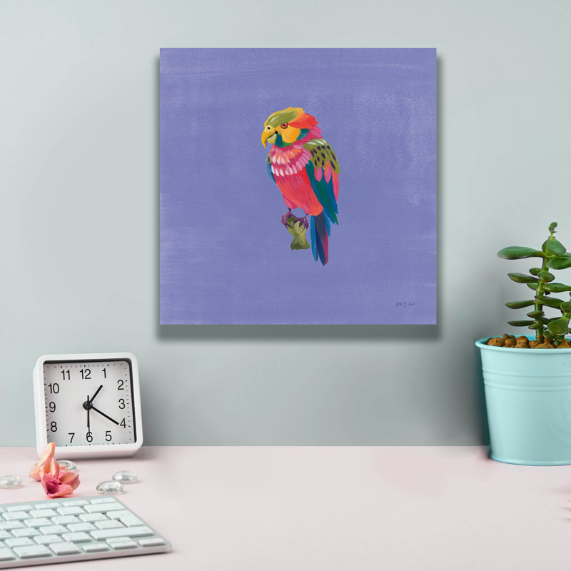 "Epic Graffiti" Birds Of Paradise 2 "par Yvette St. Amant, art mural sur toile, H 12 po x l 12 po x P 0,75 po