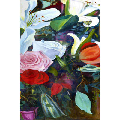 Fleur baroque triptyque III