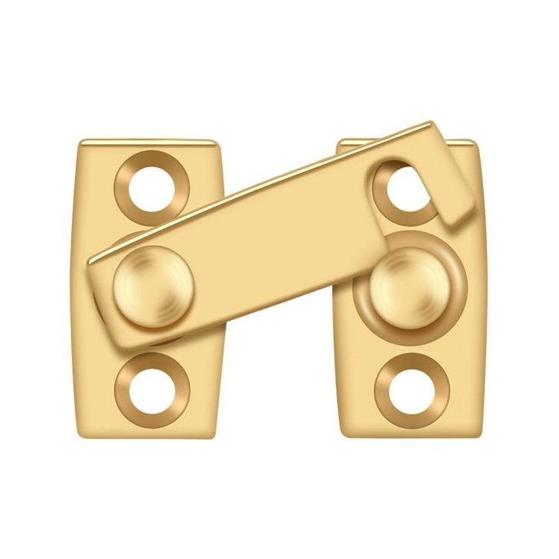 Brass Latch/Catch/Bolt, PVD Bright Brass