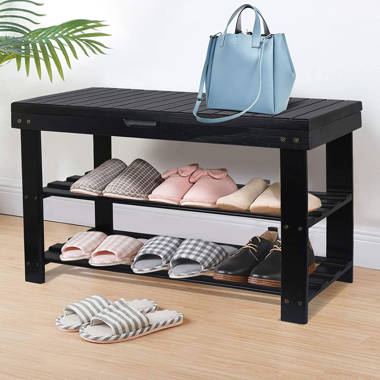 Latitude Run® 2-Tier 8 Pair Stackable Shoe Rack