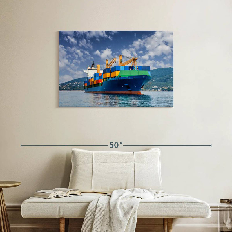 Mehar Merchant Container Ship, 24" H x 36" W