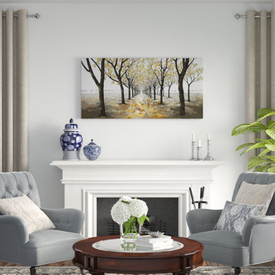 Pathway, peinture sur toile tendue