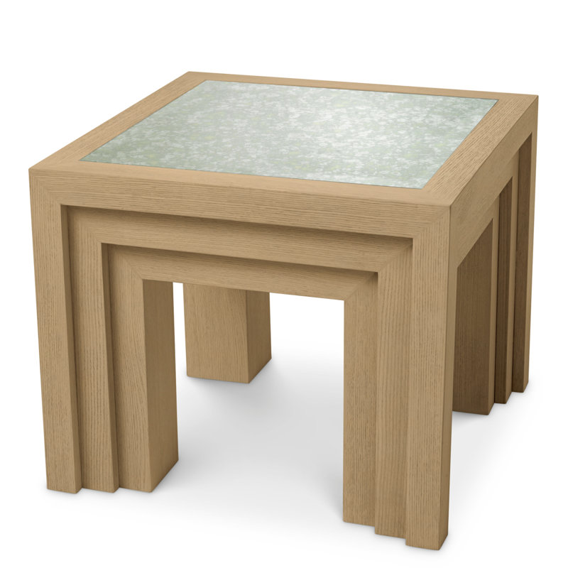 Metropolitan End Table, Natural Oak