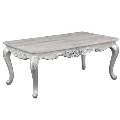La table basse Graceful Silver Wood