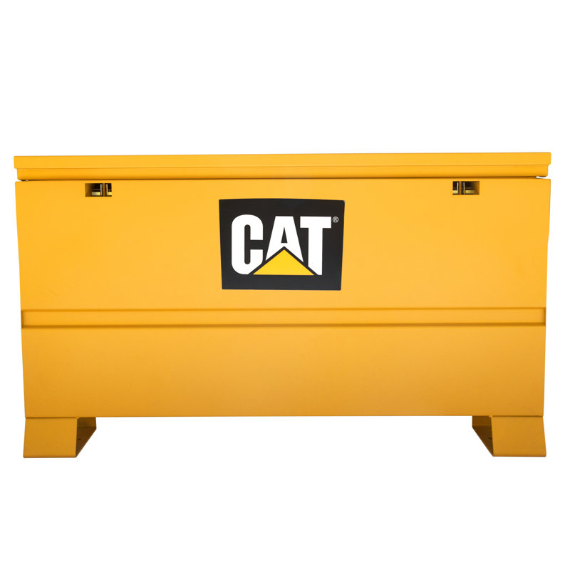 CAT CT44R - Coffre à outils en acier pour chantier 48 po avec verrou | Boîte de rangement robuste