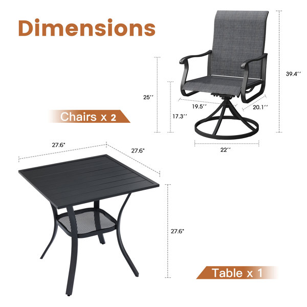 Dimensions du produit