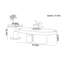 Ensemble de tables basses compactes haut de gamme