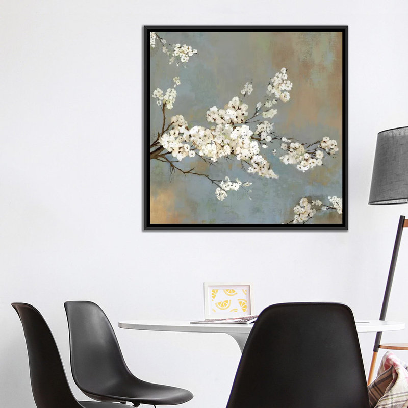 «Ode To Spring II» par Asia Jensen - reproduction d'art sur toile tendue sur châssis, H 18 po x l 18 po x P 1,5 po