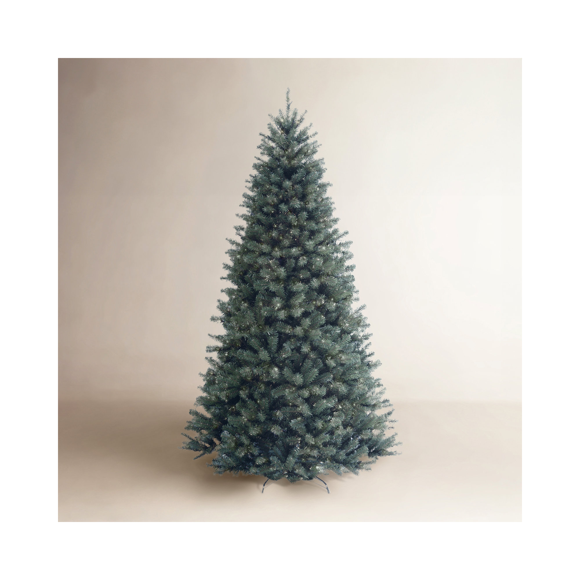 The Holiday Aisle® North Valley Blue Spruce Tree with Clear Lights, 78" H