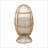 Reseda Swivel Patio Egg Chair With Comfortable Basket Design And Durable Polyethylene Rattan-728763686-728763685
