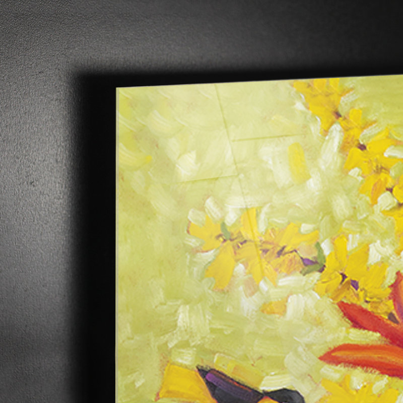 The song of the Birds by Cindy Revell - Square Print on Vetro Acrilico Plexi