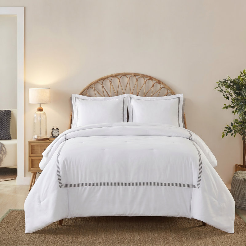 SAVANA Duvet Cover, King Duvet Cover, Gray