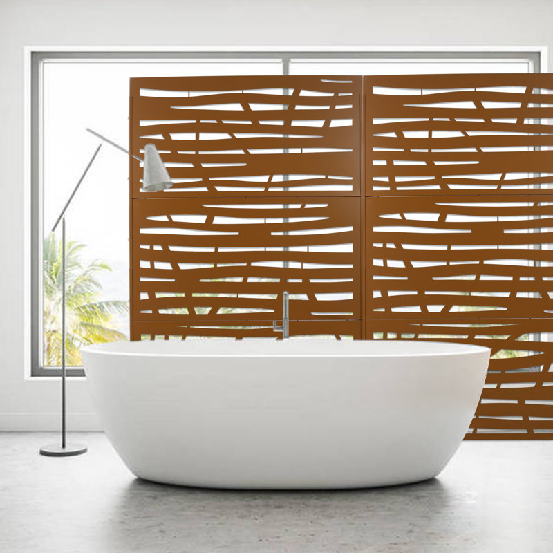Écran d'intimité pour l'extérieur et l'intérieur, Brun