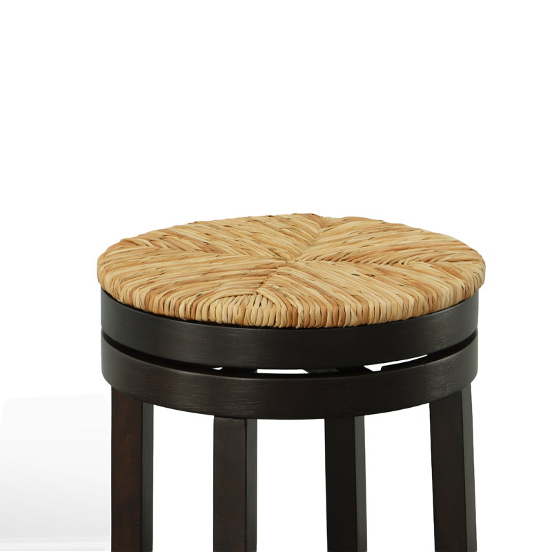 Tabouret de bar et de comptoir Tamasin, Tabouret de comptoir (siège d'une hauteur de 24 p, Espresso