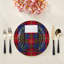 Christmas Tartan Red Cotton Sateen Dinner Napkins-84780351