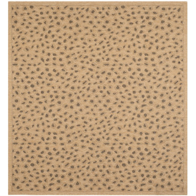 Arneshia Animal Print Natural Indoor / Outdoor Area Indoor/Outdoor Area Rug