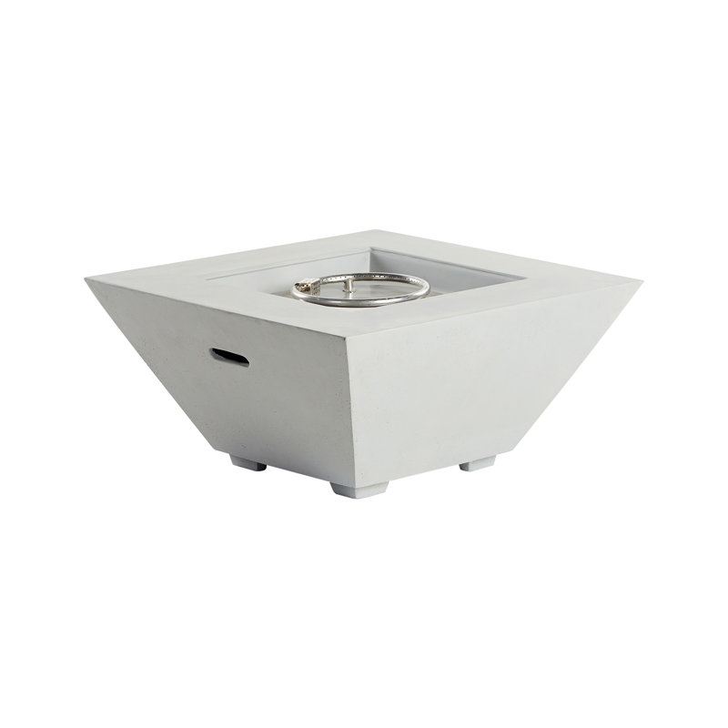 Square Concrete Propane Fire Pit