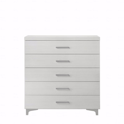 Commode 5 tiroirs avec pieds en métal