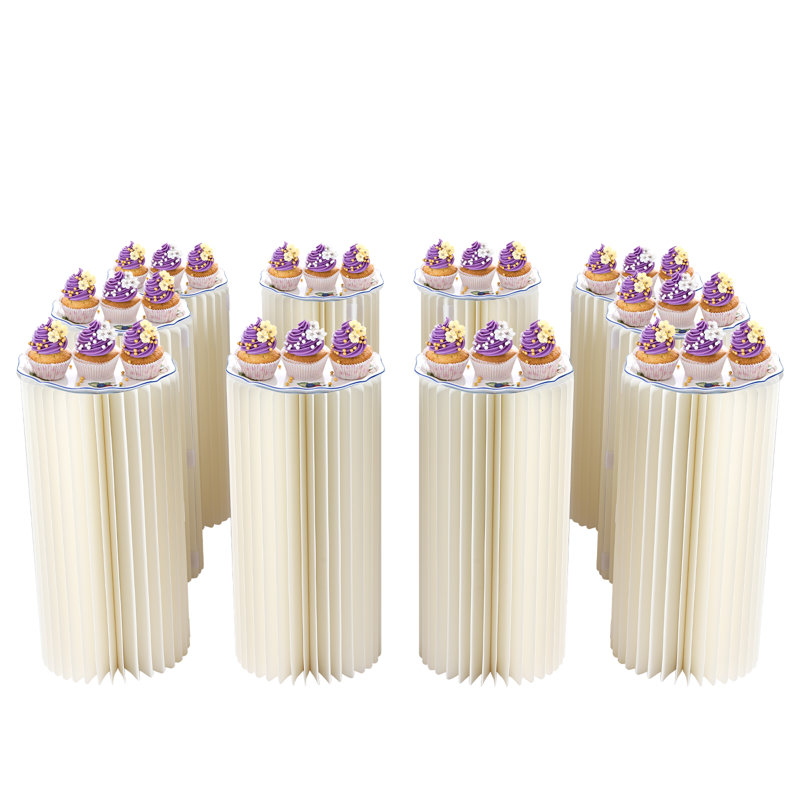 Vases en carton, H 23,6 po x l 11,8 po x P 11,8 po