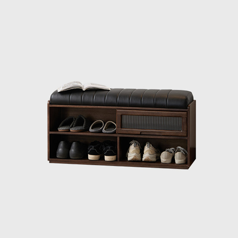 Banc de rangement Mid-Century