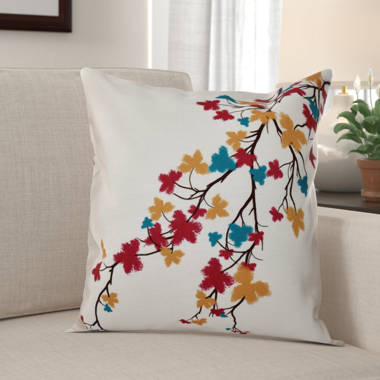 Tufted Hello Fall Fringed Lumbar Pillow