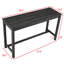 Ensemble de table de bar avec prise de courant, ensemble de table de bar et de chaises, ensemble de table de salle à manger 4 pièces, ensemble de table de petit déjeuner industriel, pour salon, salle à manger, salle de jeux,-778412834-778412838