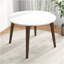 Table de salle à manger Minimalist Mid Century Modern White Top