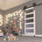 Solid Wood Glass Painted without Installation Hardware Kit Barn Door-50273744