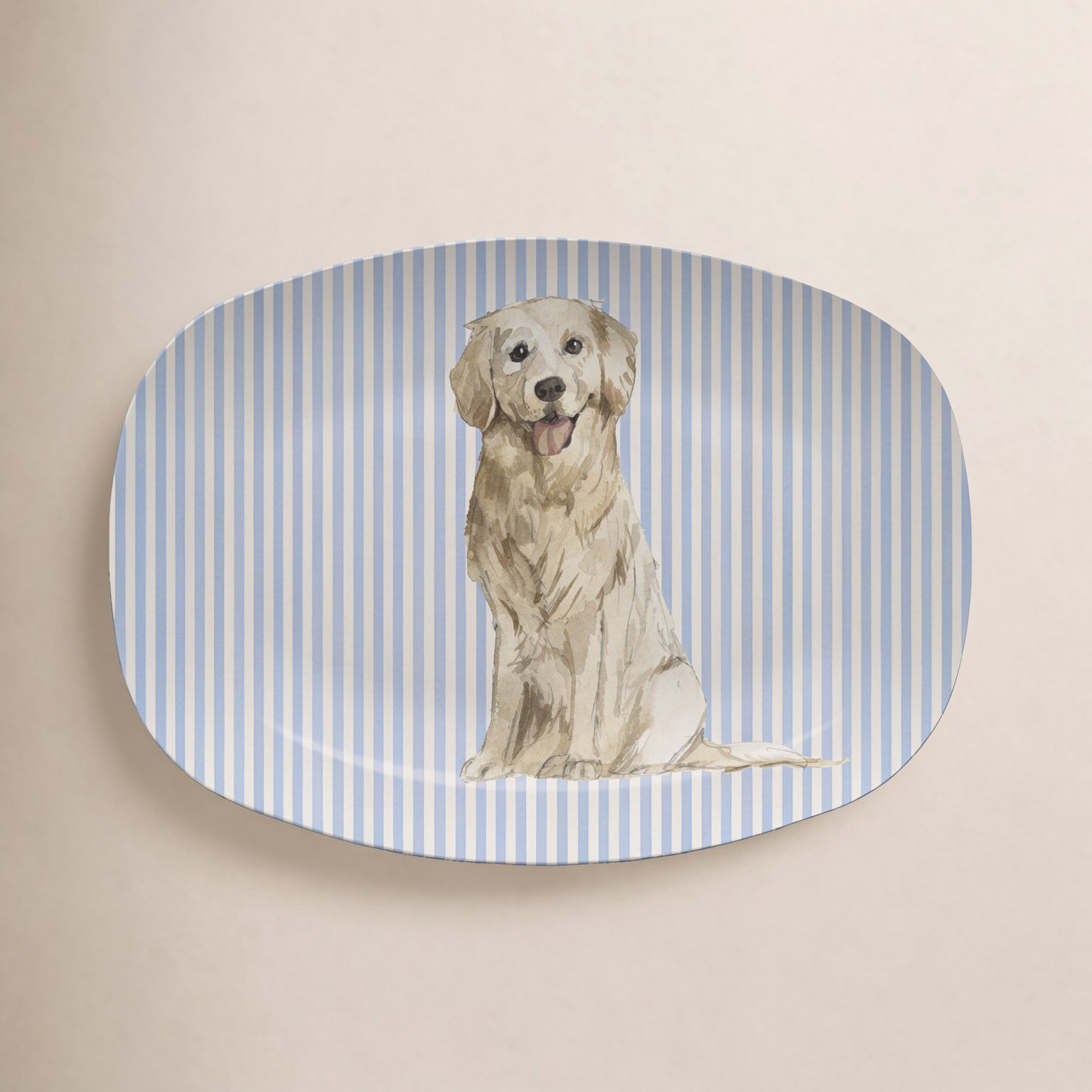 Traychic Oval Resin Platter