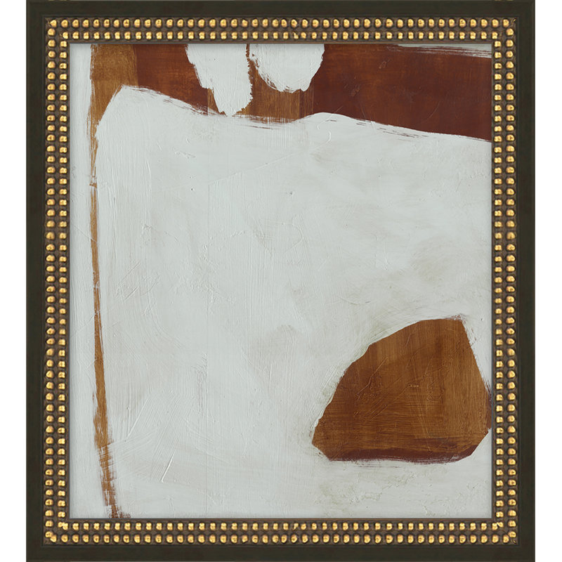 Elements 2 par Thom Filicia - Peinture, Encadré en papier doré, H 16 po x l 16 po x P 1,63 po