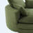 57.5" 360° Swivel Barrel Chair With Dual-Layer Cushion & 3 Removable Pillows-461664552