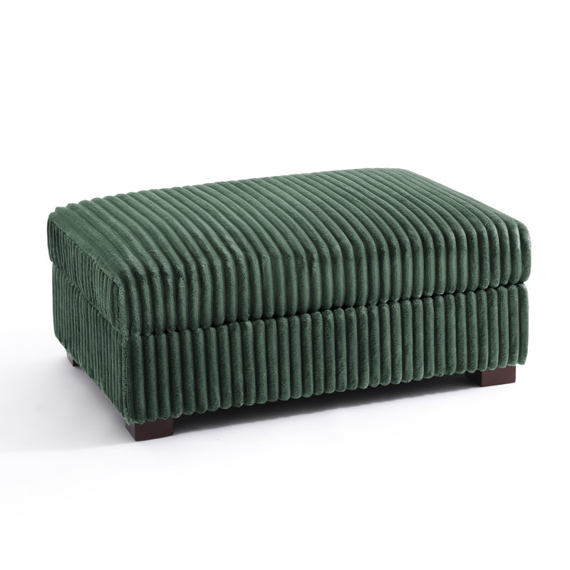 41.75cm Wide Rectangle No Ottoman, Green