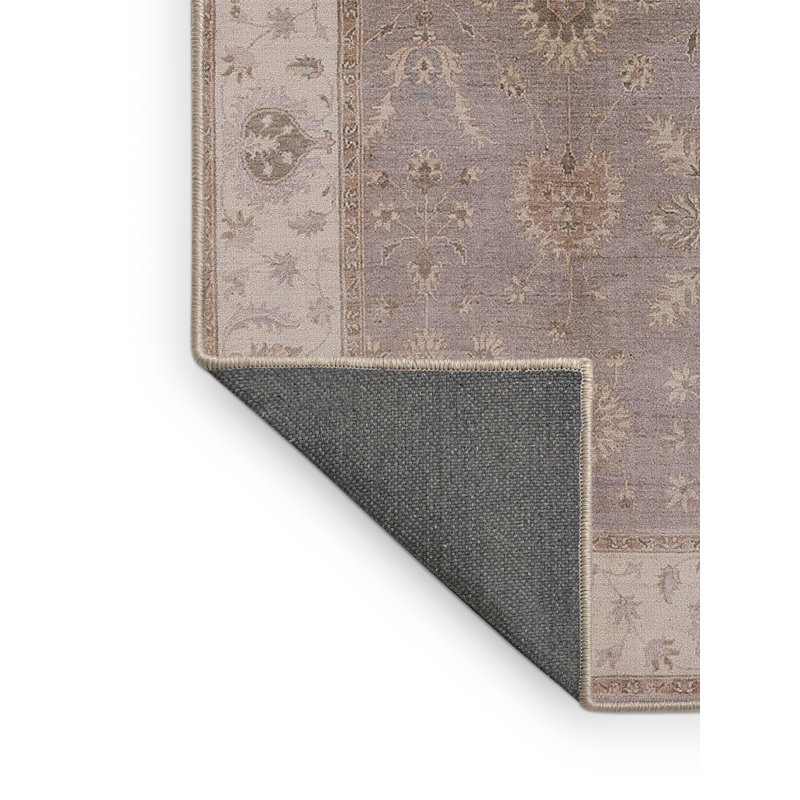 Tapis oriental mauve / beige Muli, Rectangle 5 pi x 8 pi