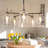 5-Light Wagon Wheel Shaded Chandelier-1324992069