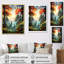 Redwood Tree Shimmering Heights II - Décoration murale paysage et nature-1351350329-1351350325