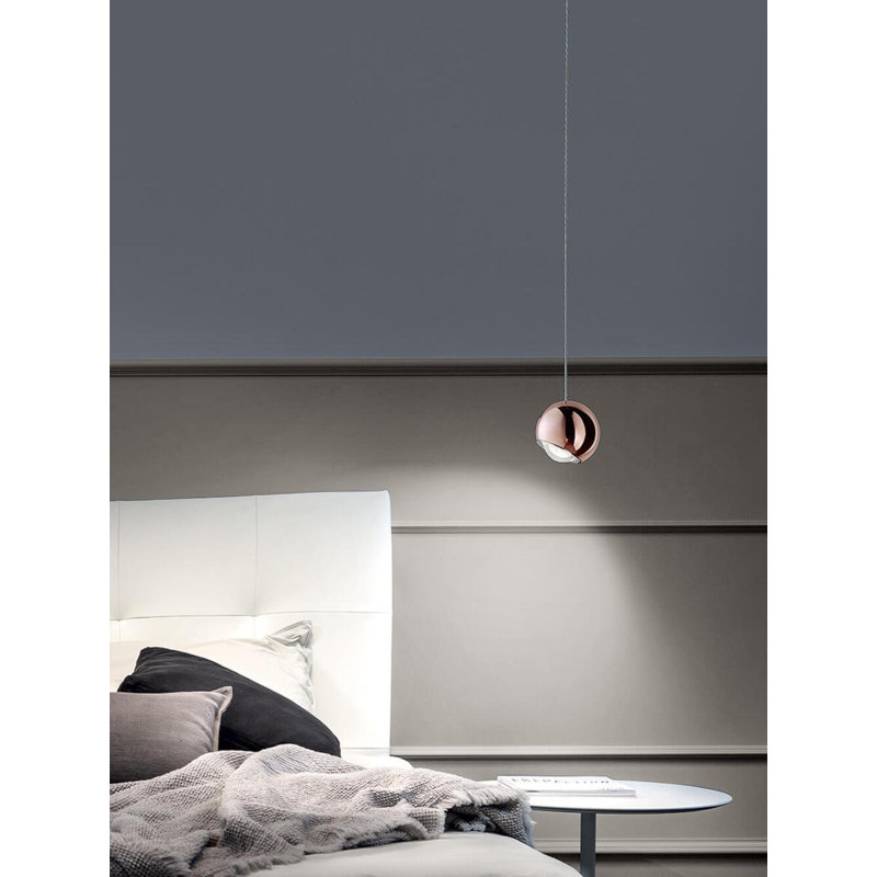 Lodes Spider Suspension Lamp Line-V, Rose Gold