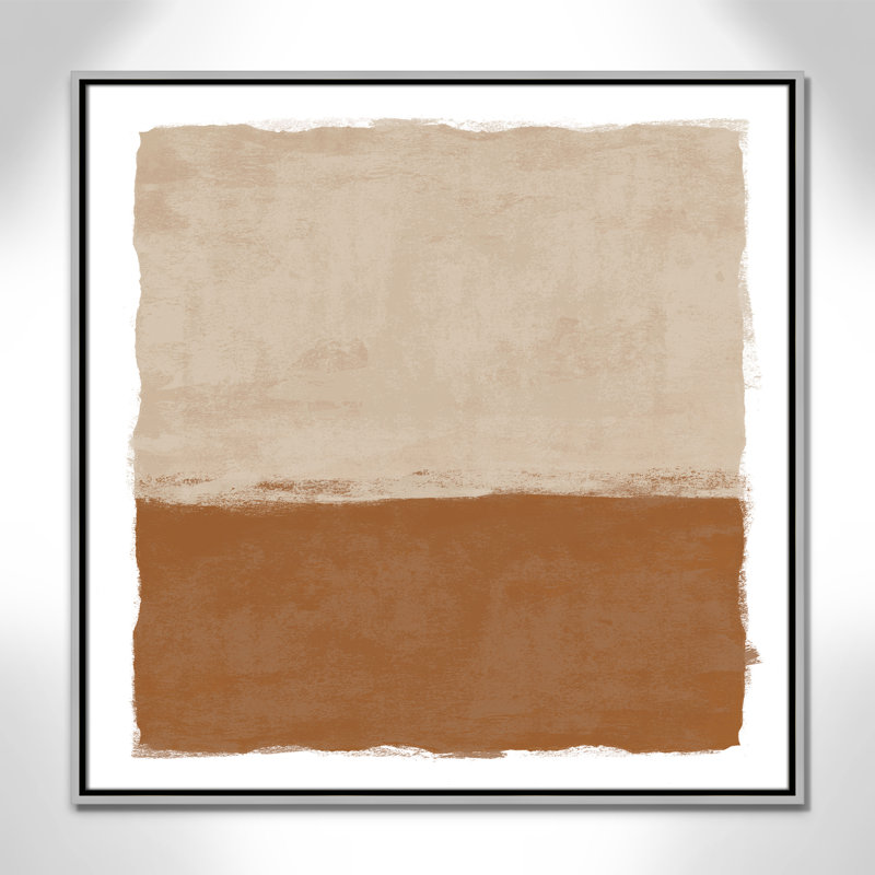«Carmel Crush II - Square Vesrion Print» par Natalie Carpentieri, H 31,5 po x l 31,5 po, Argent argent
