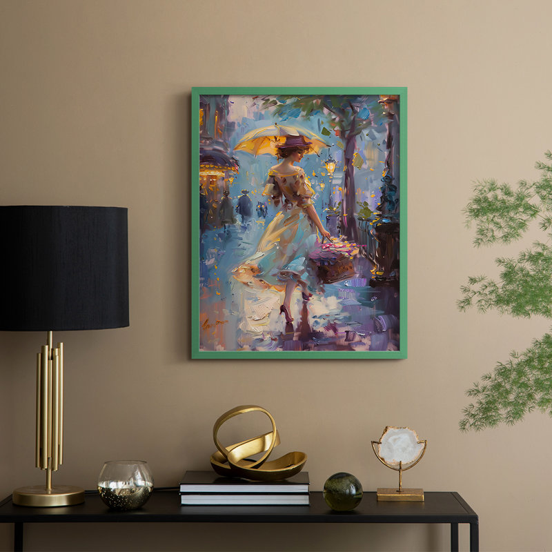 «WOMEN Series DCCCxxxV», reproduction encadrée - bois massif
