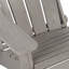 Chaise Adirondack pliante en bois pour l'extérieur
