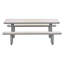 Caliee 6 - Person Patio Dining Set with Rectangular Table-1130529343