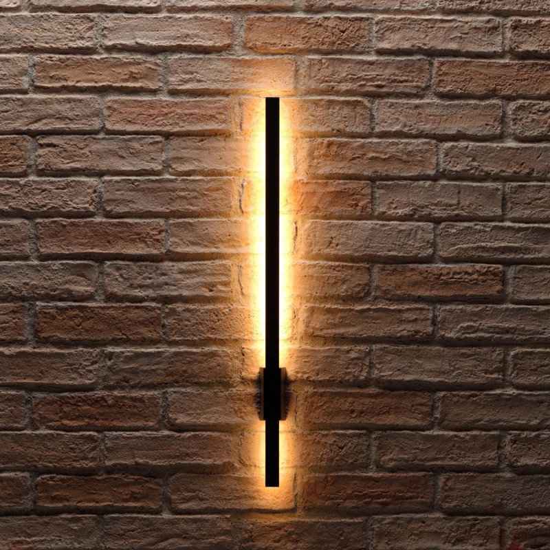 Matte Black Outdoor Sconce