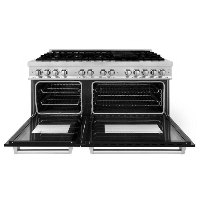 ZLINE 7,4 pieds cubes Pi. Cuisinière Legacy, Acier inoxydable noir mat