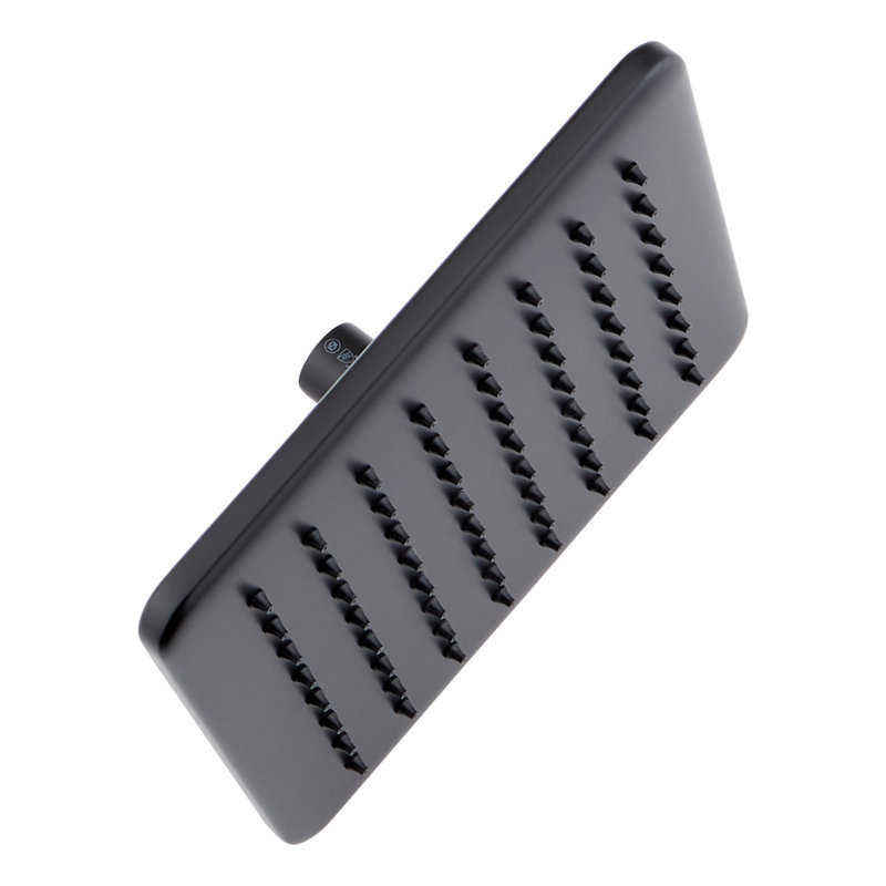 Berwyn Rainfall Shower Head - 2.5 gpm - Matte Black, Matte Black, 2.5 GPM