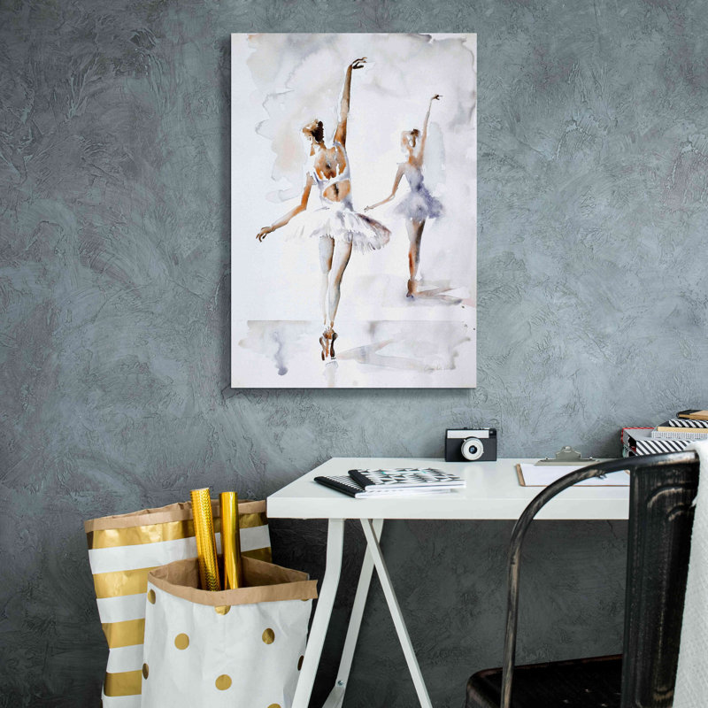 «Ballerina In Blue» par Aimee Del Valley, estampe numérique sur toile, H 26 po x l 18 po x P 0,75 po