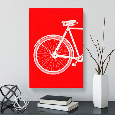 Bicycle Abstract No.1 - Wrapped Canvas Print