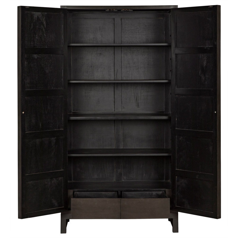 Maharadscha 2 - Door Armoire, Pale, 82" H x 42" W x 20" D