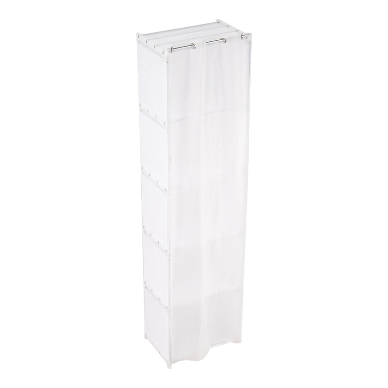 40cm Portable Wardrobe, White