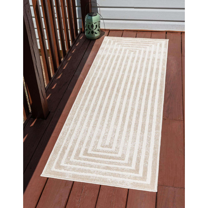 Tapis d'extérieur Prescott, Tapis de couloir 2 pi x 6 pi 1 po