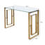 Console Table for Hallway Living Room Furniture, 120cm Slim Metal Entryway Table-86180309-86180310