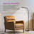 Litespan Slim 55 in. Industrial Dimmable LED Directional Task Floor Lamp, Black Finish and Brown Base-62954093
